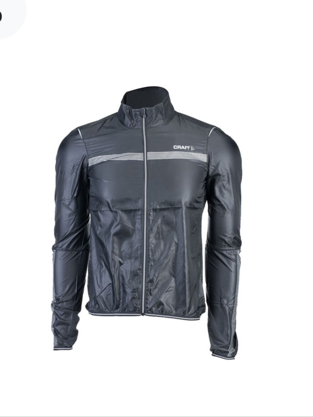 Craft Featherlight Waterproof Wind Breaker Packable Jacket Men’s XL Black